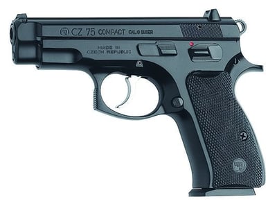 CZ 75 Compact 9 mm 15 Round Black - $579.99 w/code "WELCOME20"