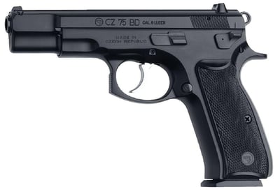 CZ 75 BD 9mm Pistol, 4.6" 16-Rd Blk - $649.99 