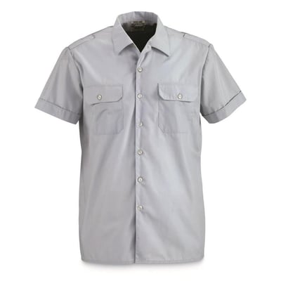 German Military Surplus Short Sleeved Service Shirts, 5 Pack, New - $9.71 (Buyer’s Club price shown - all club orders over $49 ship FREE)