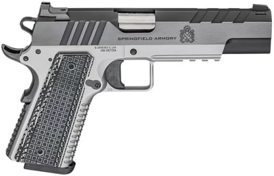Springfield Armory PX9219L 1911 Emissary 9mm Luger 5" 9+1 Stainless Steel Frame Blued Carbon Steel with Tri-Top Cut Slide Black - $$1,148 - $899.99 (Free S/H over $450)