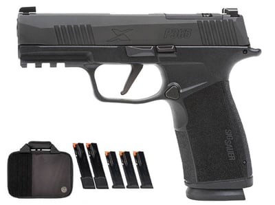 Sig Sauer P365 XMacro TACPRO 9mm Pistol, 3.7" Barrel, 21rd, XRay3 Sights, 5 Magazines - $719.99