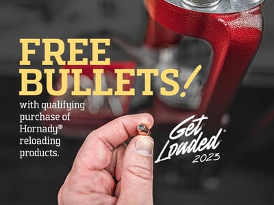 Get Loaded 2023 - Up to 500 Free Bullets with Qualifying Purchase 