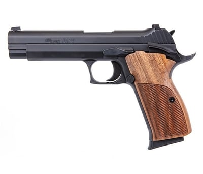 SIG SAUER P210 9mm 5" Nitron 8+1 Walnut Target - $1299.99 (click the Email For Price button to get this price) (Free S/H on Firearms)