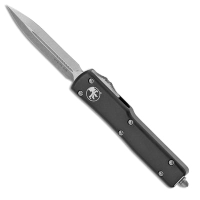 Micro Tech Knives UTX-70 D/E OTF 2.41" Stonewash Standard Black - $227.99