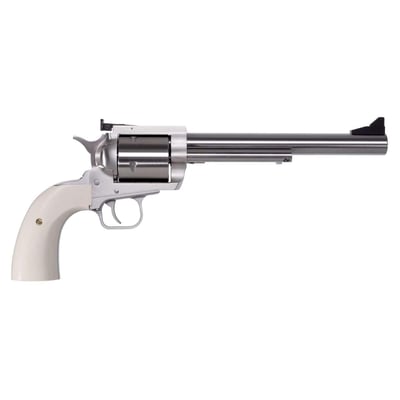 Magnum Research BFR Stainless .480 RUG / .475 LIN 7.5" Barrel 5-Rounds Bisley Grips - $1215.36