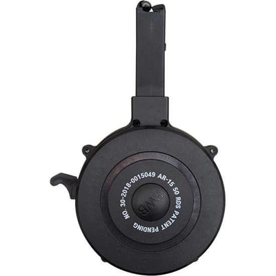 RWB Mag Drum AR15 50 Rd Black - $38.76