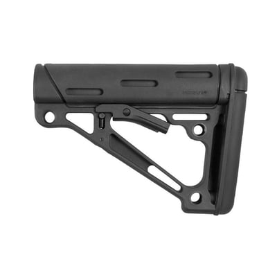 Hogue AR-15/M16 Overmolded Collapsible Buttstock Black Commercial - $50.96 plus shipping charges