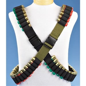 2 military-style 12-ga. Shotshell Bandoliers 48 Rnds - $13.94 (Buyer’s Club price shown - all club orders over $49 ship FREE)