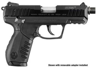 Ruger SR22 22LR Threaded Barrel Rimfire Pistol - $419.99 (Free S/H on Firearms)