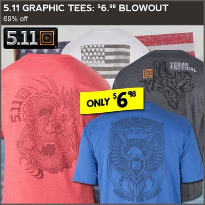 5.11 Graphic Tees - $5.98 (Free S/H over $25)