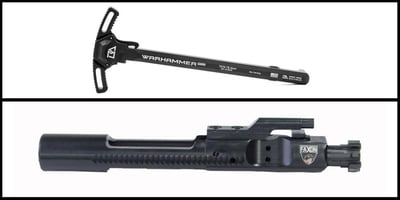 BCG/CH: Breek Arms WARHAMMER Mod2 AR-15 Ambidextrous Charging Handle + Faxon Firearms 5.56/300 BLK M16 Bolt Carrier Group - Nitride - $154.99 (FREE S/H over $120)