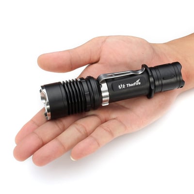 ThorFire VG10 Tactical Flashlight LED 4 Modes - $9.99 after code "SQYPGBB4" + Free S/H over $49 (Free S/H over $25)