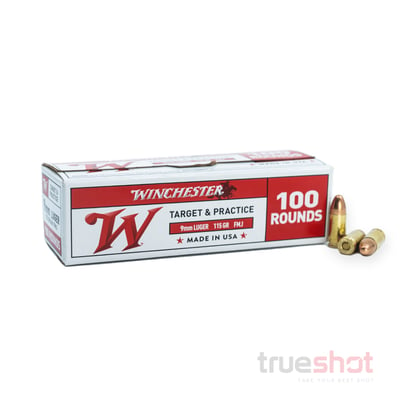 Winchester - 9mm - 115 Grain - FMJ - 1000rd - $229.99 + Free S/H w/code "BLUE-JEAN-AMMO" 