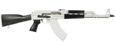 Zastava USA ZPAP M70 7.62x39mm 30+1 16.3" Chrome Lined, Silver Receiver, Black Poly Handguard, Fixed Dark Walnut Synthetic Stock - $1245 (Request a price)