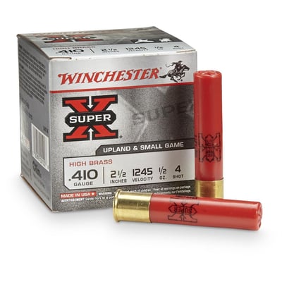 Federal Game-Shok H413 4 Ammunition, 4 Shot, 410 Bore Cal