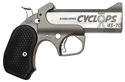 Bond Arms Cyclops 45-70 GOVT 4.25" Stainless - $463.02 