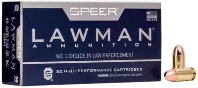 Speer Lawman 230 gr TMJ .45 Auto Ammo, 50 Rnd - $15.99 