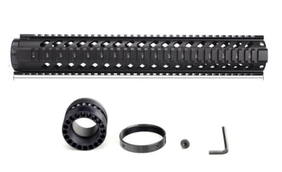 15" 3CR Tactical Black Free Float Quad Rail Handguard - $35.99 - Free shipping