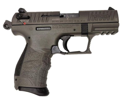 Walther P22Q 22LR 3.42" 10rd, Grey - 5120767 - $239.99 
