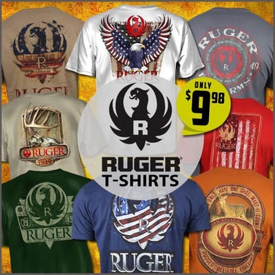 Ruger Graphic Tees from $6.99 (Free S/H over $25)