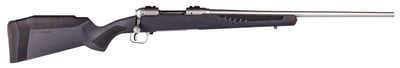 Savage 10/110 Storm 338 Win Mag 3+1 24" Matte Gray Fixed AccuFit Stock Matte Stainless Right Hand - $752.99 