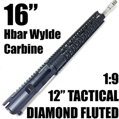 16" Diamond Fluted Ss-ul Rec 12 Tactical Series - Precision Upper 5.56 Wylde - $323.46 after coupon "BUILD25"