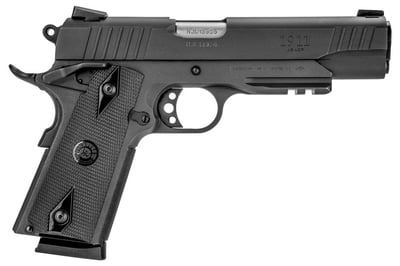 Taurus 1911 45 ACP 5" 8rd Full-Size Pistol, Checkered Grips, Matte Black - $419.99 