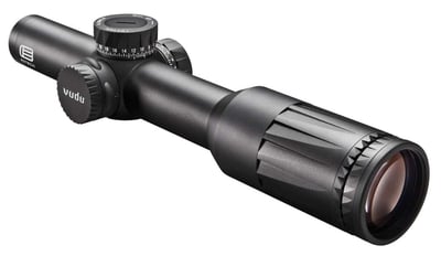 Eotech Vudu 1-6x 24mm Obj 102.4-16.7 ft @ 100 yds FOV 30mm Tube Black Hardcoat Anodized Finish Illuminated SR-1 (FFP) - $929.88 (e-mail price) 