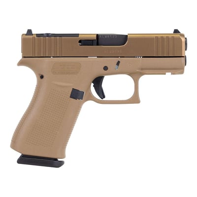 Glock 43X MOS 3.41" 9mm 10rd Pistol, Coyote - $499.99 