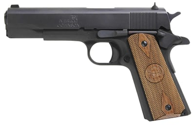 Iver Johnson Arms 1911A19 1911 A1 Government 70 Series 9mm Luger 5" 9+1 Blued Walnut Grip - $541.23 (add to cart to get this price)