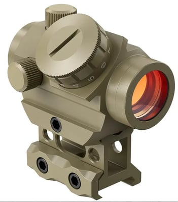 MidTen 2MOA Red Dot 1x25mm Waterproof & Shockproof & Fog-Proof with 1 inch Riser Mount - $23.99 w/code "BO3ERS6G" + FREE Shipping