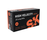 SK High Velocity Match, .22 LR, 50 Rds, Brass - $11.99