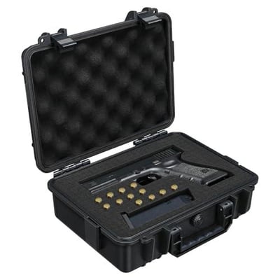  CVLIFE Gun Case TSA Approved Hard Shell with Customizable Pre-cut Foam Insert Waterproof & Shock Proof- $20.99 w/code "DICXOE8S" + FREE Shipping