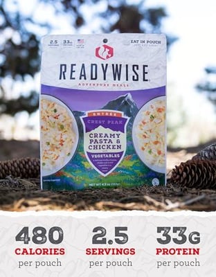 Wise Foods Outdoor Creamy Pasta & Vegetables w/Chicken - $5 + FREE Shipping