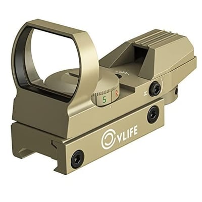 CVLIFE 1X22X33 Red Green Dot Gun Sight with 20mm Rail - $15.07 w/code "K3MVHNI9" and 8% coupon (Free S/H over $25)