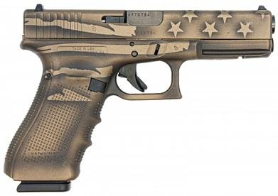 Glock G22 Gen4 40 S&W Coyote Battle Worn Flag Cerakote - $639 