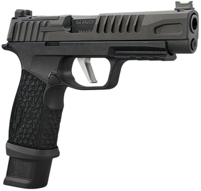 Sig Sauer P365 Fuse Compact Frame 9mm Luger 17+1 4.30" Carbon Steel Barrel, Black Nitron Optic Ready/Serrated Stainless Steel & Frame w/Beavertail & Picatinny Rail, LXG Grip - $899.99