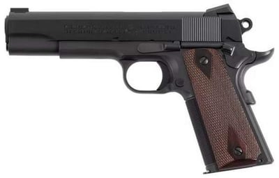 Colt Government .45ACP 5" 7+1 Rounds, Blemished Blue/Black, Wood Grips Black Limited Edition Factory - $1085.99