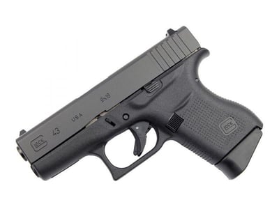 GLOCK G43 G3 9mm 3.4in Black 6rd - $453.10 (Free S/H on Firearms)