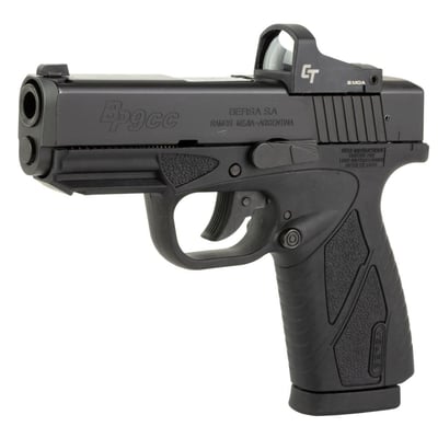 Bersa BP CC 9mm, 4" Barrel, Black, Crimson Trace Red Dot, 8rd - $339.99