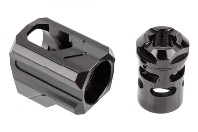 Tyrant Designs Universal 9mm Compensator Black/Black - $60.99 