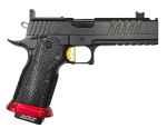 Masterpeice Arms DS9-TC Hybrid 9mm 4.6" Compensated Barrel 2x Mags RMR Ready Gold Trigger Red Magwell Pistol - $3799 