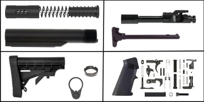 Finish Your Lower Kit: Trinity Force SBA Silent Buffer H2 + Lakota Ops 6-Position Adjustable Polymer LE Butt Stock + KAK Industry Complete Mil-Spec Lower Parts Kit (LPK) + Recoil Technologies Mil-Spec Heavy-Duty 6-Position Buffer Tube ONLY (No - $209.99 (FREE S/H over $120)