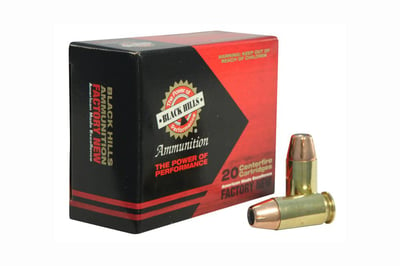 Black Hills Ammunition 45 ACP +P 230gr Jacketed Hollow Point Box of 20 - $21.99