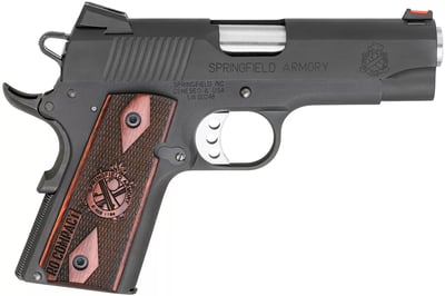 Springfield 1911 Range Officer Compact Black .45ACP 4" Barrel 6 Rnd - $713.99 