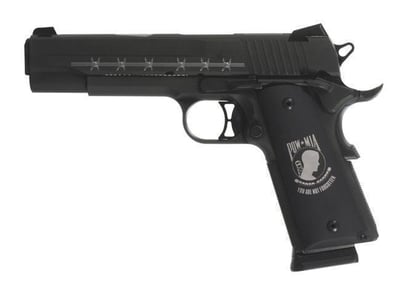 Sig Sauer 1911-45-POWMIA 1911 8+1 45ACP 5" POW MIA Black - $1016.54 (Free S/H on Firearms)