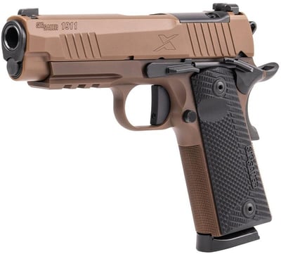 Sig Sauer 1911 X Carry OR Coyote Brown .45 ACP 4.25" Barrel 8-Rounds - $1117.31 (Email Price) 