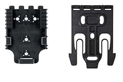 Safariland QLS 1-2 Quick Locking System Kit, Platform Attachment for Duty Holsters and Accessories with Locking Fork and Receiver Plate - Level 1 Retention, Black - $26.63 + FREE Shipping