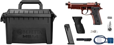 Beretta M9A4 Overlanding Clay 9mm 5.1" Threaded Barrel 18-Rounds w/ Flashlight, Compass, 10mm Socket - $932.99 w/ "Grab A Quote"