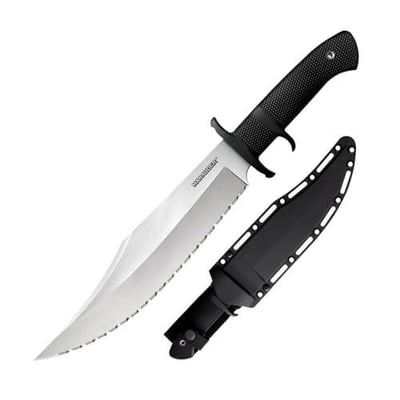 Cold Steel Marauder 9" Japanese AUS8A Clip Point Serrated Edge Blade 5.125" Kray-Ex Handle Tactical Outdoor Hunting Fixed Blade Knife - $64.98 + FREE Shipping